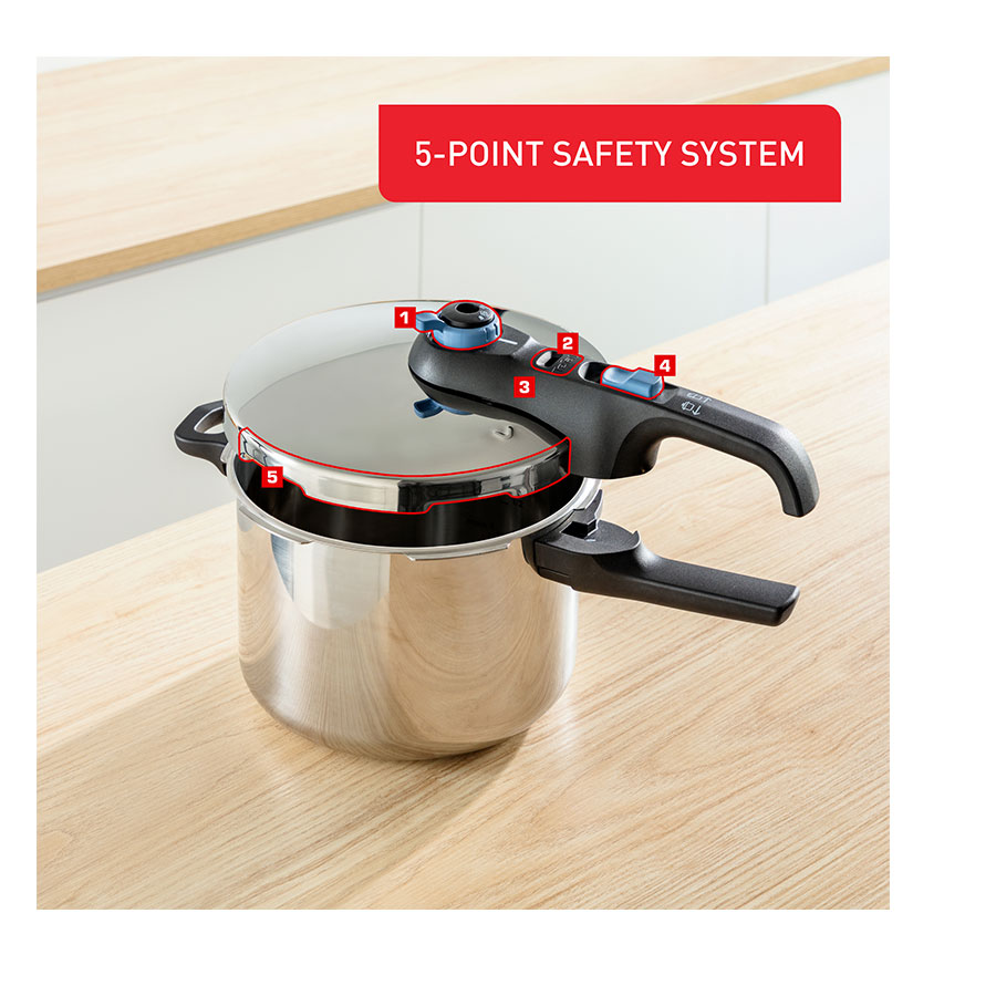 Tefal Pretis lonac Secure Trendy P2580701 6l Aqua Blue - slika 2