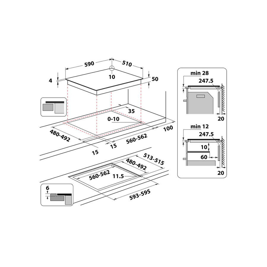 Whirlpool Ugr. Ploča WF S3660 CPNE - slika 4