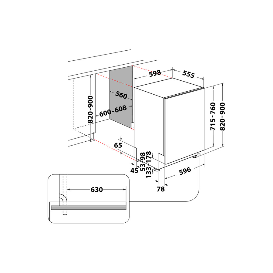 Whirlpool Ugr. Mašina za suđe W8I HT40 T - slika 7