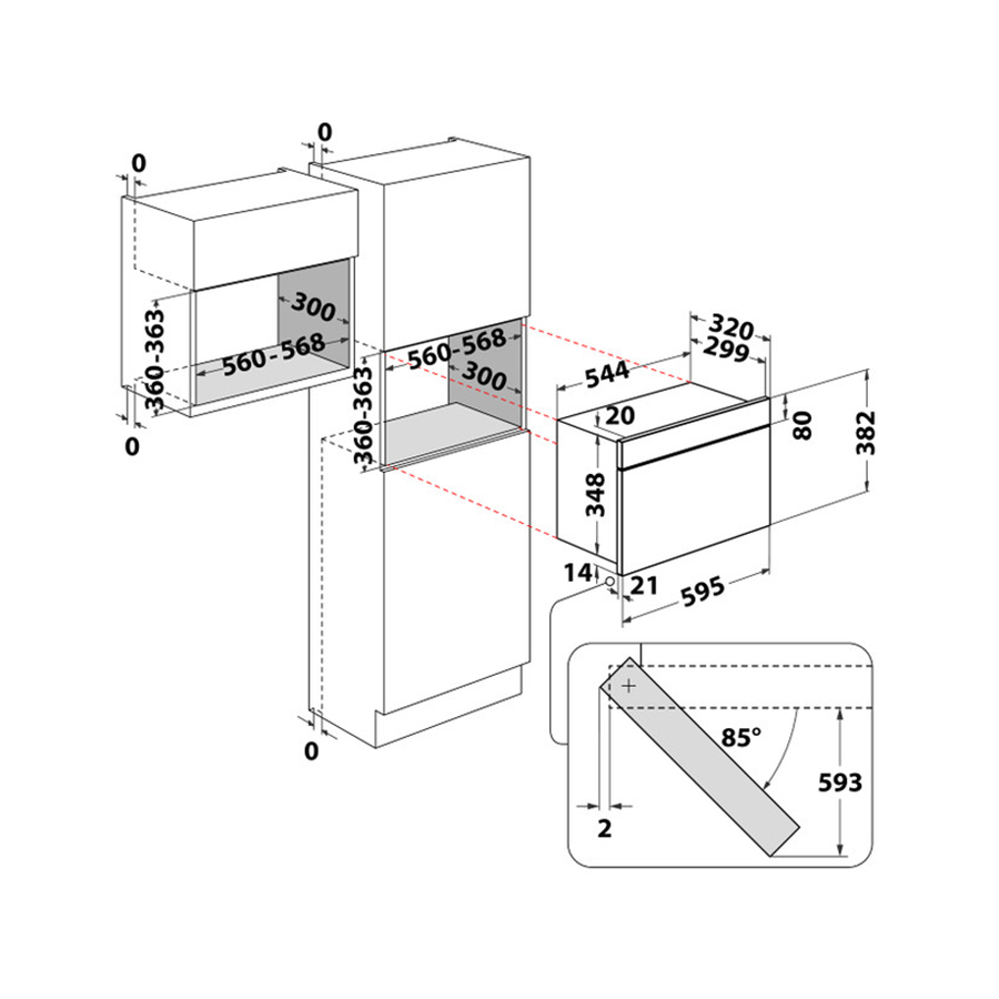 Whirlpool Ugr. mikrovalna WMN574BXA - slika 5
