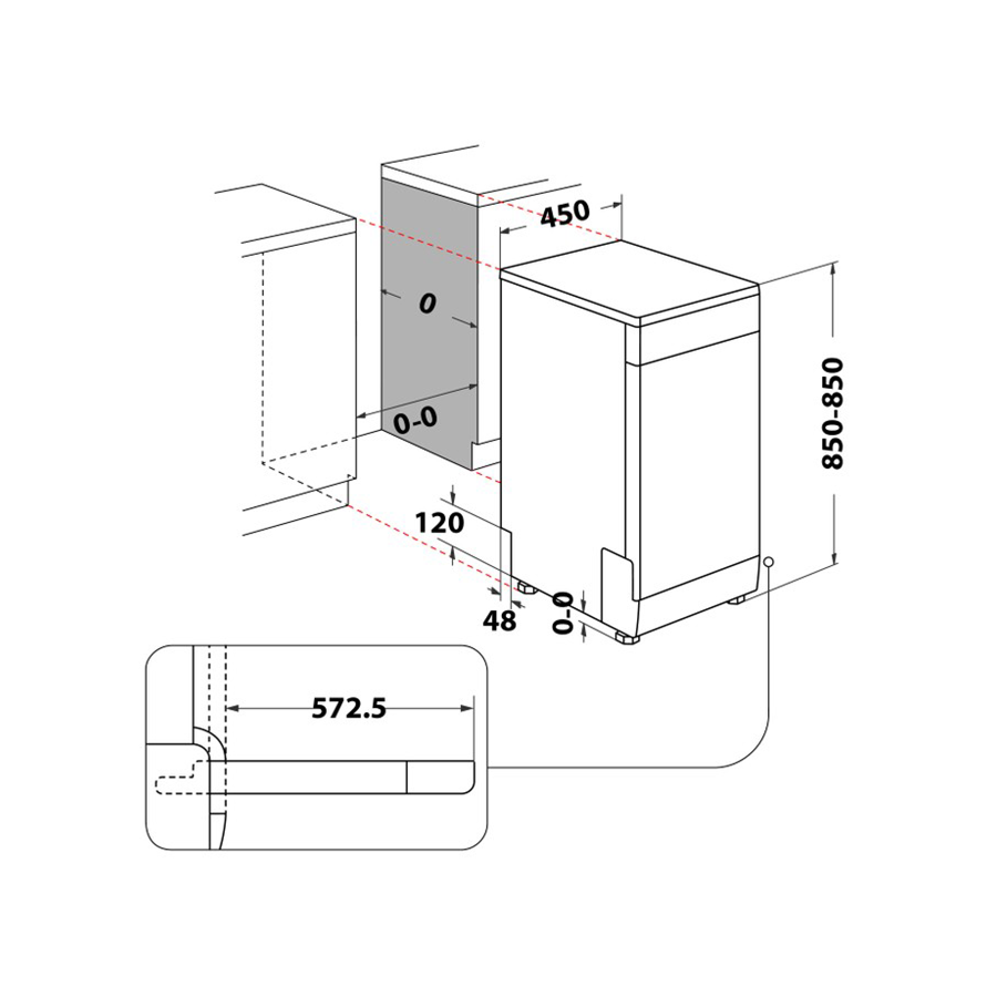 Whirlpool Mašina za suđe WH6FC11BS7A0X - slika 5