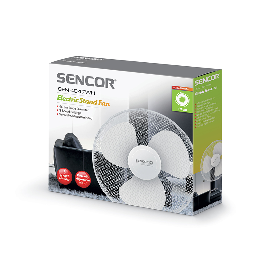 Sencor Ventilator sa postoljem SFN 4047WH-EUE3 - slika 5