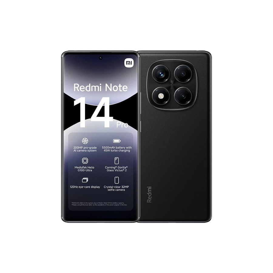 Mobitel Xiaomi REDMI NOTE 14 PRO 4G 8GB 256GB Black