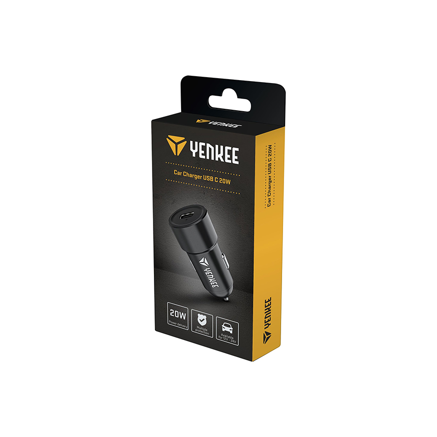 YENKEE PUNJAČ ZA AUTA USB YAC 2035 20W - slika 2