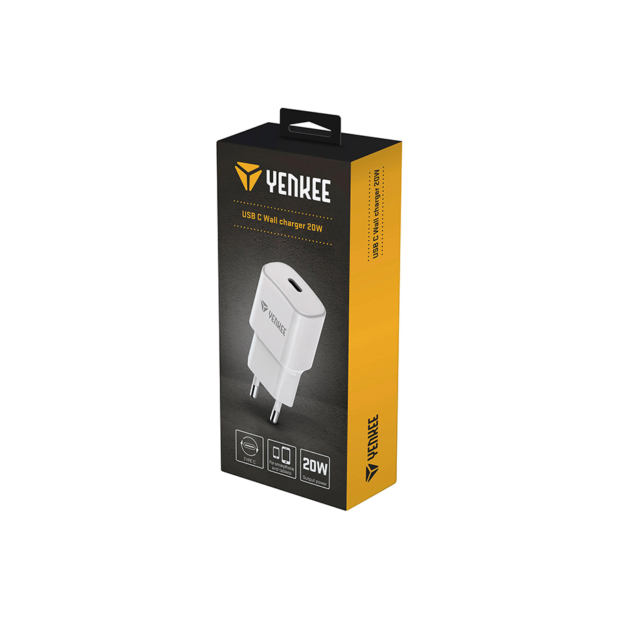 YENKEE PUNJAČ ZA TELEFONE USB C YAC 2033WH 20W - slika 3