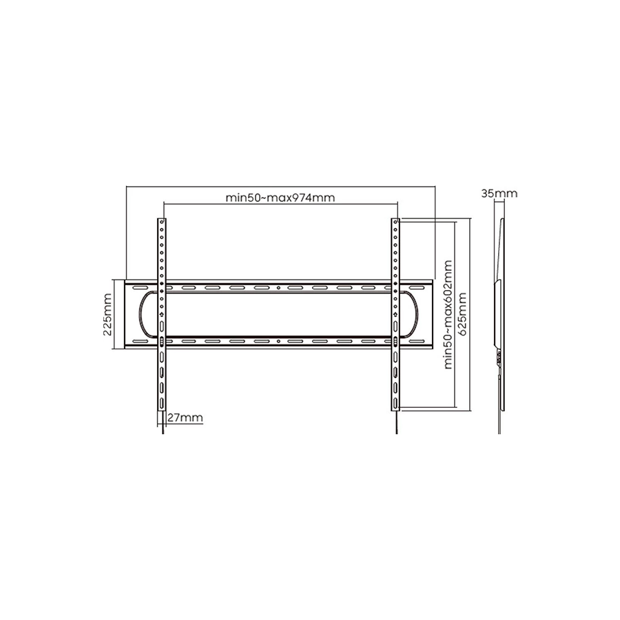 NOSAČ TV SHO 7220 FIXED HOLDER 60-120 STELL - slika 5