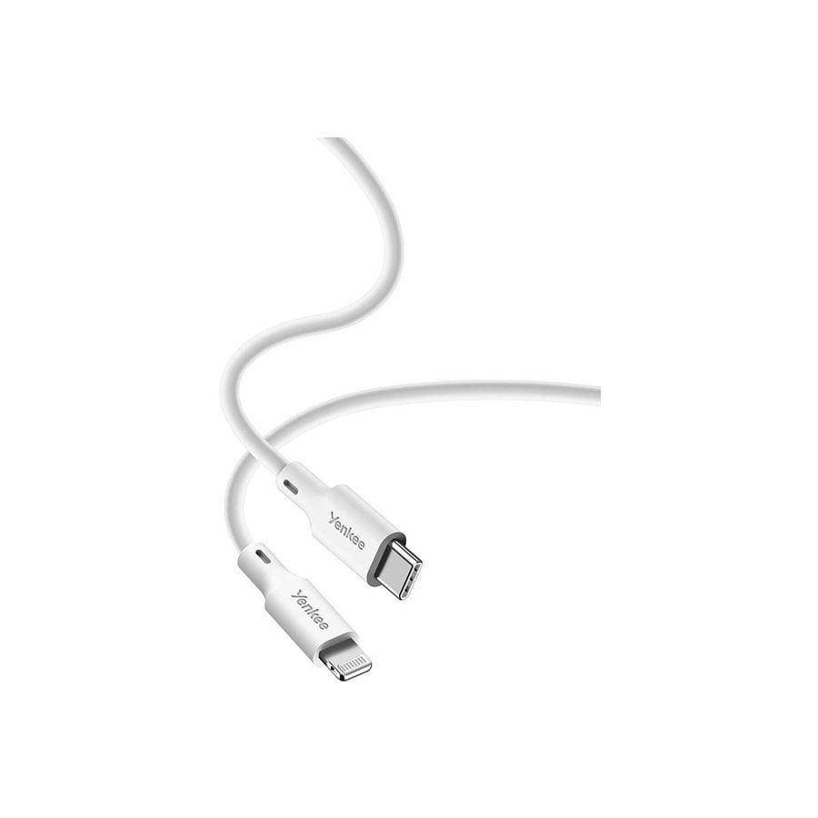 Yenkee USB kabal YCU 635 WH SILIC MFi - USB C/1,5m - slika 2